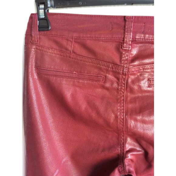 Level 99 Coated Red Jeans - 28 - Picture 8 of 11